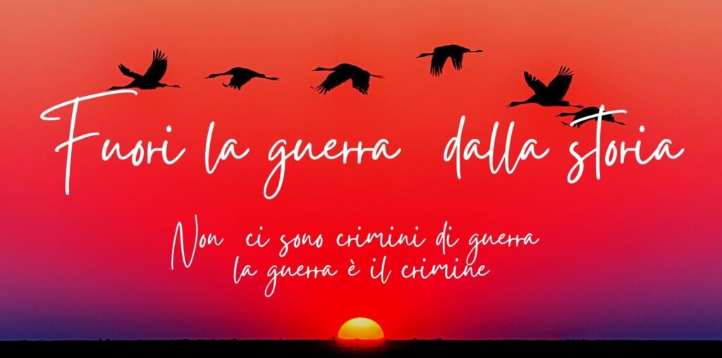 La guerra esiste perché noi la accettiamo